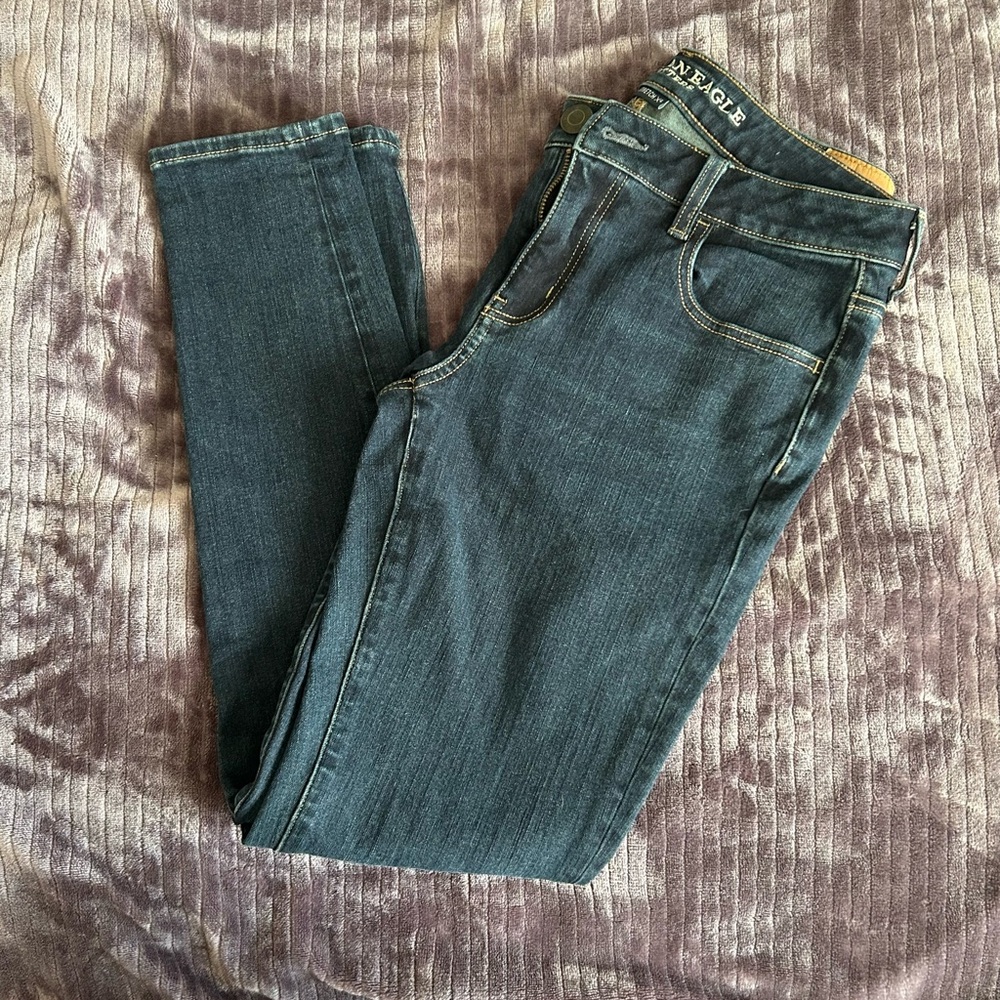American Eagle Dark Blue Jeggings